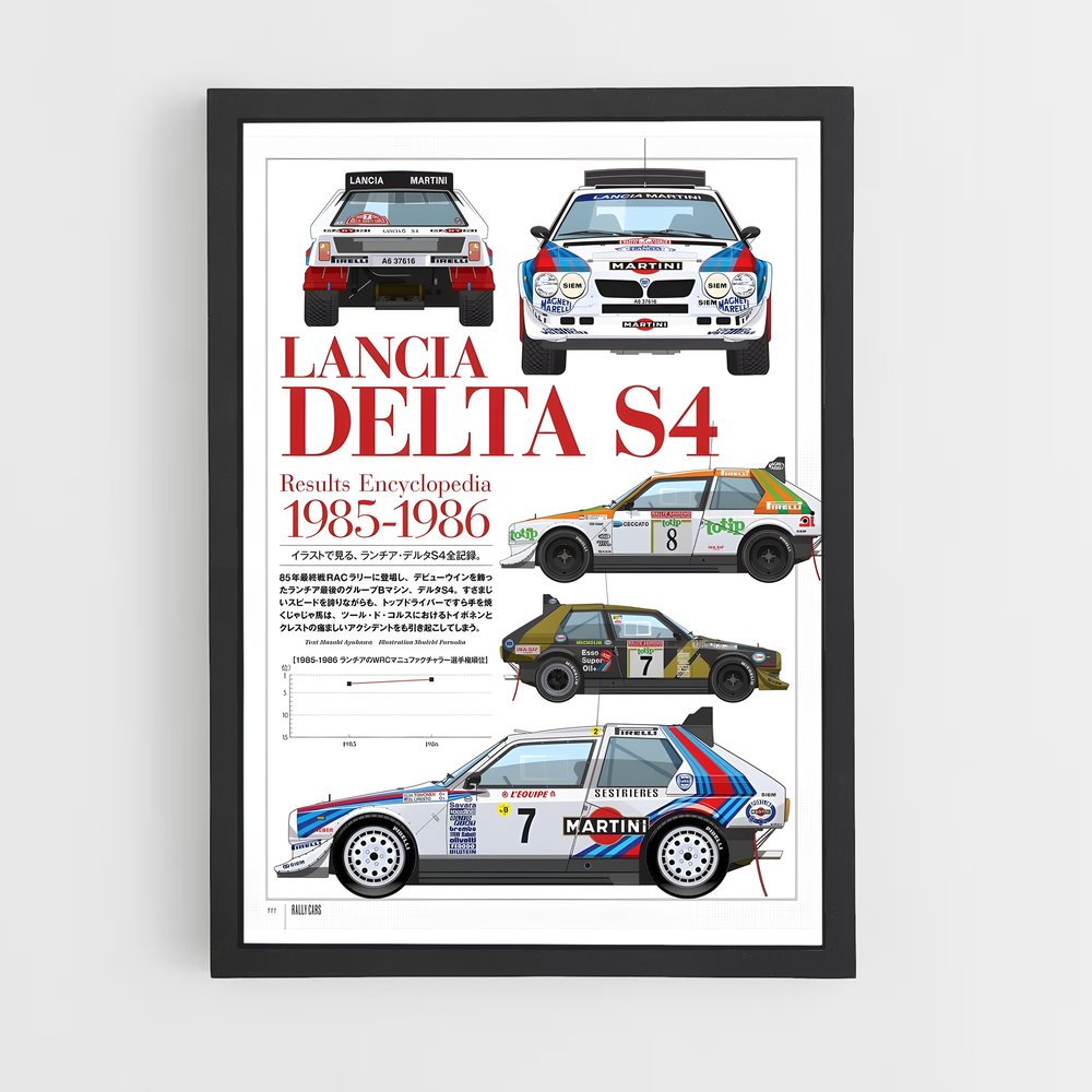 Poster Rallye Ascendant – affiche Lancia (vue 2)
